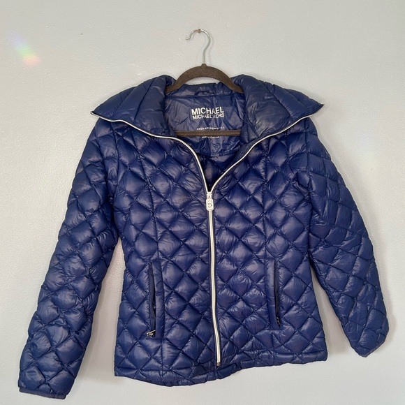 Michael Kors royal blue down jacket / S - Picture 1 of 12